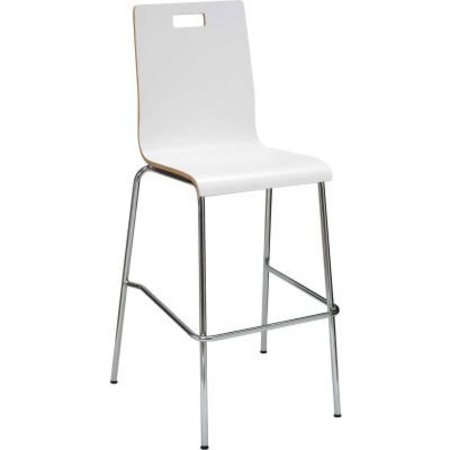 KFI Multi-Purpose Stool - Wood - White BR9222-WH